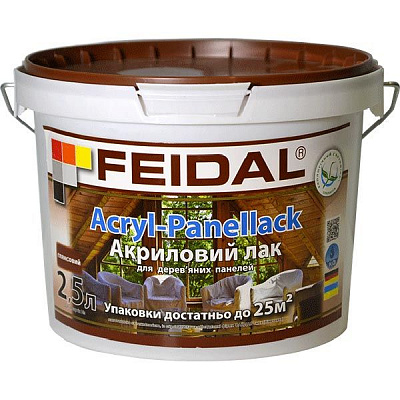 Лак Acryl-Panellack Feidal мат 1 л прозрачный