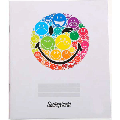 Тетрадь Smiley World 2 клетка 96 листов