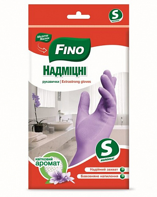 Перчатки латексные Fino суперкрепкие р.S 1 пар/уп.