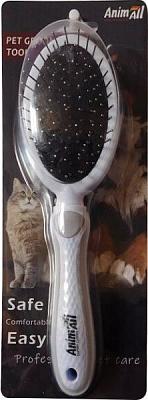 Расческа-щетка AnimAll Groom 2 в 1 серая MG9707-L 2000981168315