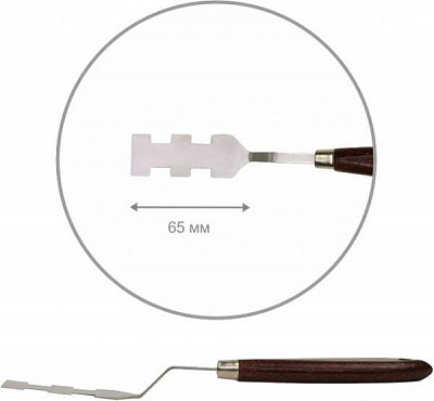 Мастихин ArtWork №7 прямоугольный 6,5 см Rosa Studio 