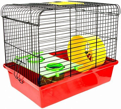 Клетка Лорі Хомяк 1 Люкс краска 33х23х29 см