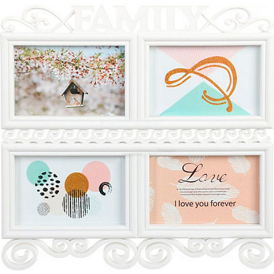 Фоторамка колаж Family Greece 4 шт