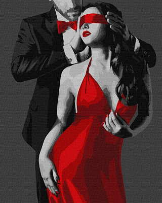 Картина за номерами (в обкладинці) Колір пристрасті 40х50 см Ideyka