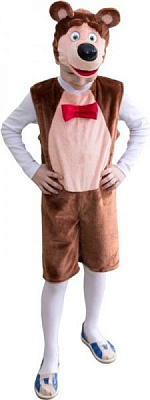 Костюм карнавальный КАРНАВАЛІЯ Медведь Потап р.122 коричневый 89035-1 