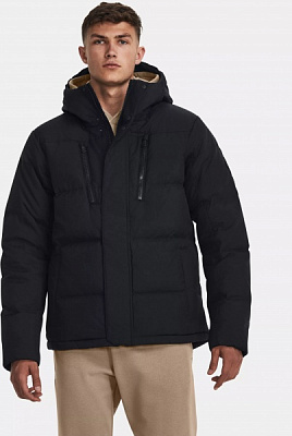 Пуховик Under Armour UA CGI DOWN CRINKLE JKT 1378830-001 р.S-M черный