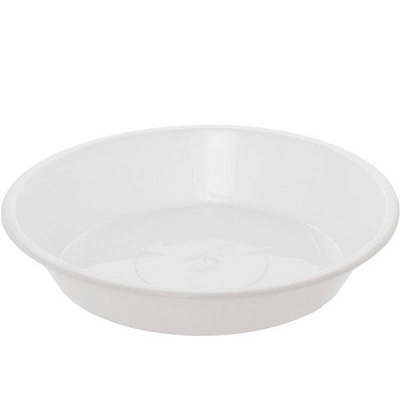 Піддон пластиковий Тарлев білий круглий білий