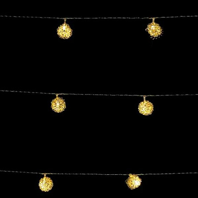 Гирлянда линейная LED 20 ламп 4 м белая