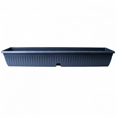 Вазон Алеана Терра балконний МК 100х19 см прямокутний 19 л граніт