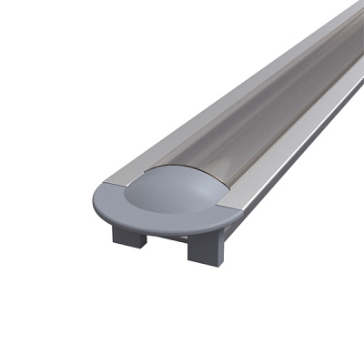 LED-профіль АЛЮПРО ПАС-4152 Z000м/AS + прозора лінза