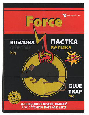 Пастка клейова Force Велика від гризунів