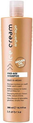 Шампунь INEBRYA Ice Cream Pro Age Shampoo с аргановым маслом для окрашенных волос 300 мл