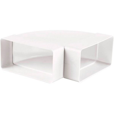 Колено горизонтальное 90°  ВЕНТС 204x60 8281 6910