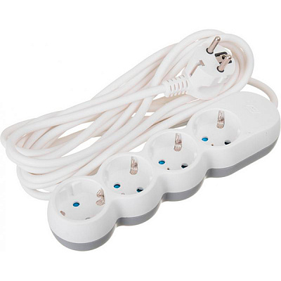 Удлинитель VEA VE2S4NWGR 4 гнезда белый 5 м