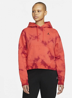 Джемпер Jordan W J HERITAGE FLC HOODIE DM5238-635 р. L малиновый