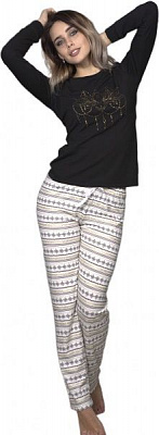 Піжама жіноча Roksana Jadore 604/16044 р. М чорний