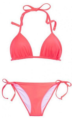 Купальник EA7 Women`s knit bikini 911002-CC417-10874 р.XS розовый