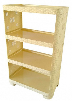 Етажерка Ротанг 4-секційна 830х510х290 мм бежевий