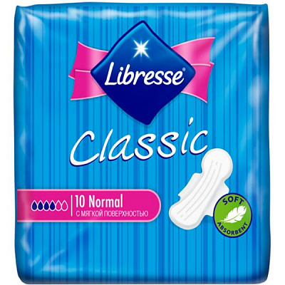 Прокладки гігієнічні Libresse Classic Normal normal 10 шт.