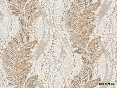 Обои виниловые на флизелиновой основе Славянские обои V.I.P Class Гера 3671-01 1,06x10,05 м 