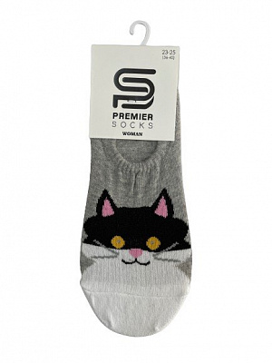 Носки женские Premier Socks р.23-25 серый 1 шт.