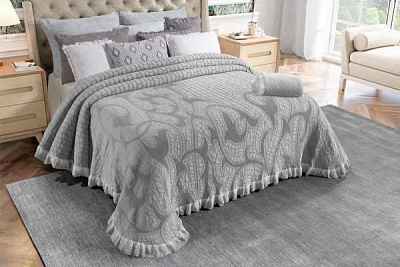 Покрывало San 230x270 см La Nuit светло-серый 