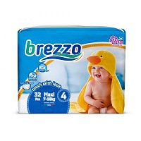 Подгузники Brezzo детские Maxi 32 шт.