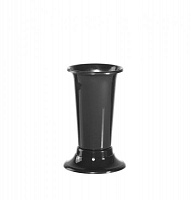 Ваза пластиковая серая маленькая 26x12 см MN PLASTIKA