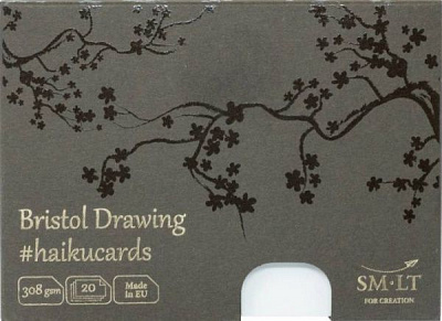 Наборкарточек для графики HAIKU в коробке 14,7х10,6см 308г / м2 Smiltainis 