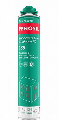 Пена монтажная PENOSIL Window & Door Gunfoam 70 136 885 мл