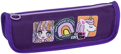 Пенал-кошелек 21x5x7 см 5-044-06 Барвінок сиреневый