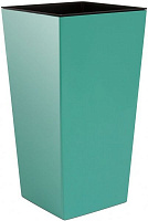 Горшок пластиковый Prosperplast Urbi square 2 в 1 квадратный 91,5л морская волна (77975-320) 