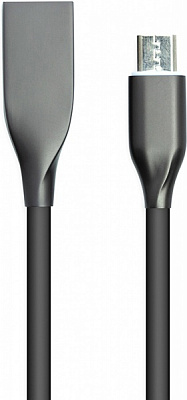 Кабель PowerPlant USB – microUSB 2 м черный (CA911233) 