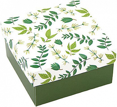 Коробка подарочная квадратна Summer 9х9х5 см