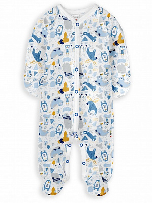 Чоловічок для хлопчика Софія Nord р.56 біло-синій 450156