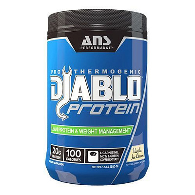 Протеин ANS Diablo Diet Protein US ванильное мороженое 680 г 