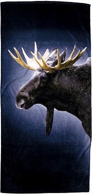 Рушник Лось 75x150 см різнокольоровий