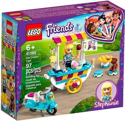 Конструктор LEGO Friends Тележка с мороженым 41389
