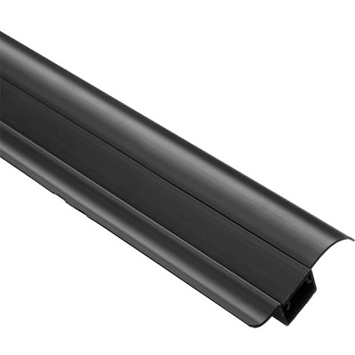 Плінтус Salag матовий SG 50 Е0 2500х56х18 мм чорний