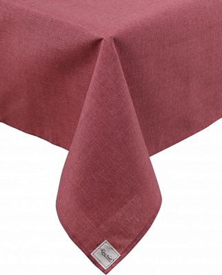 Скатертина Марсала 120x136 см бордовий La Nuit