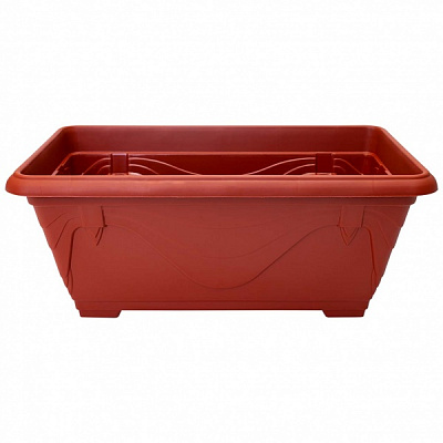 Ящик балконний Алеана Петунія 40,6х21,8 см прямокутний теракот
