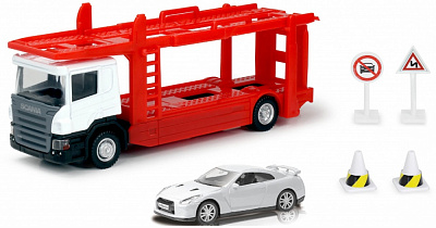 Ігровий набір TechnoDrive 1:43 Автоперевізник Scania 250430U