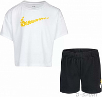 Комплект детской одежды Nike SPORT DAISY MESH SHORT SET 36J099-023 р. 6X черный