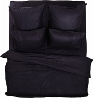 Комплект постельного белья Exclusive Stripe Deluxe 2.0 черный La Nuit 