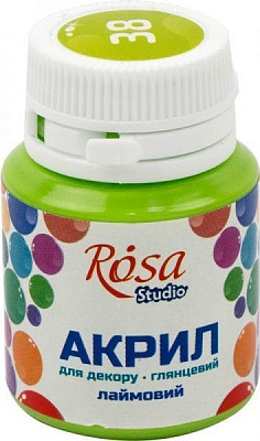 Акрил для декора Лаймовый, глянцевый, 20 мл Інше