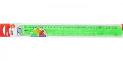 Линейка Pioneer 30 см зеленая EG00302 Deli