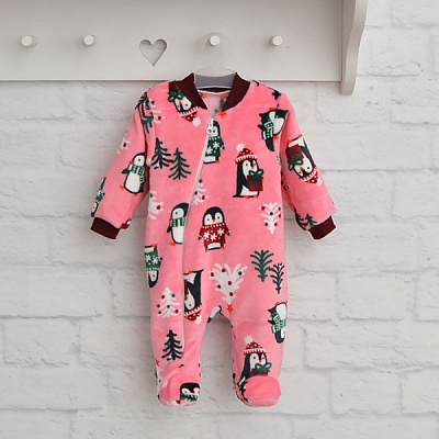 Человечек для девочки Blanka Пингвин р.62 розовый 110089 