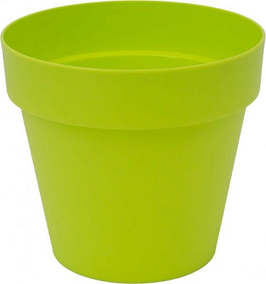 Горщик пластиковий Prosperplast Cube круглий 12л лайм (76952-389)