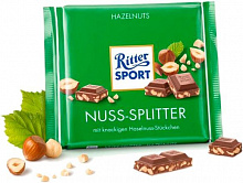 Шоколад Ritter Sport молочный с лесными орехами 100 г 