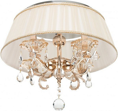 Люстра підвісна Інтерклас НСБ 04-4хХХ-232 4xE14 золото/крем 8709X-4